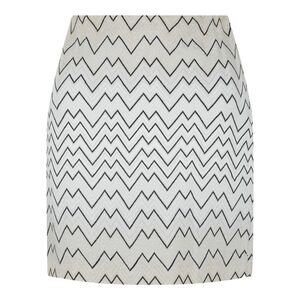 M Missoni Chevron Print Mini Skirt Multi Womens